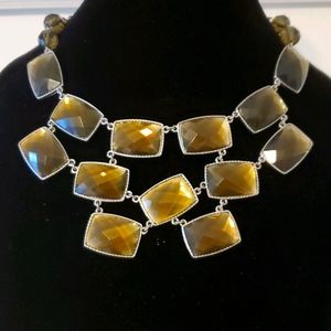 Costume jewelry - square stones